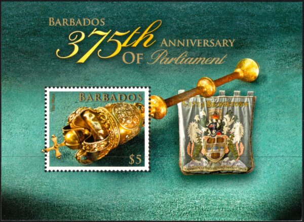 Barbados 375th Anniversary of Parliament - $5 - Barbados SGMS1416